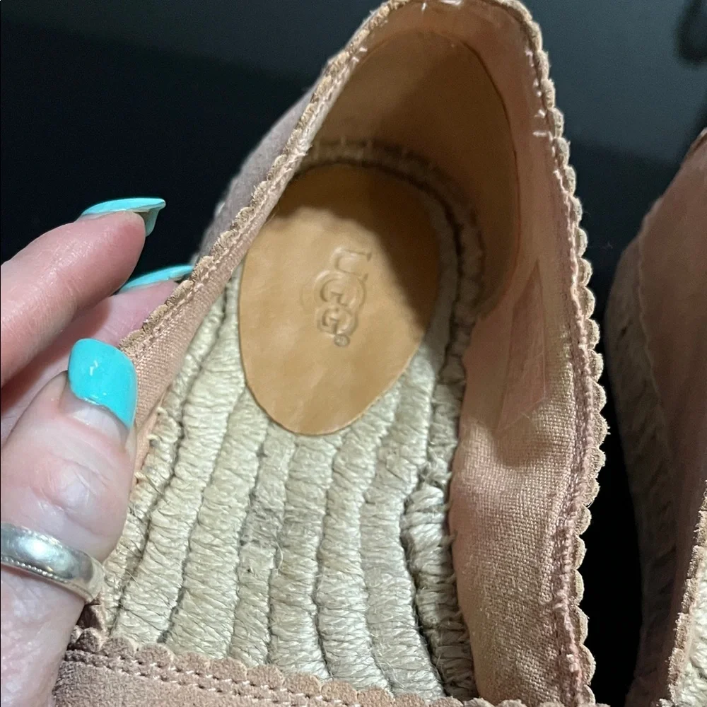 Women's Espadrille Slip-On Flats - Blush Pink - size 8